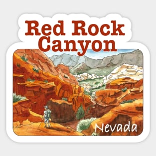 Red Rock Canyon, Nevada Sticker